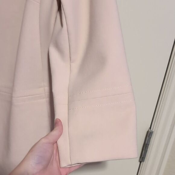 Talbots Women's Blush Pink Blazer-Coat - Picture 7 of 16
